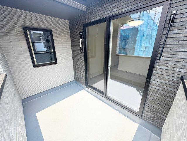 開放感良好の広々バルコニー♪
