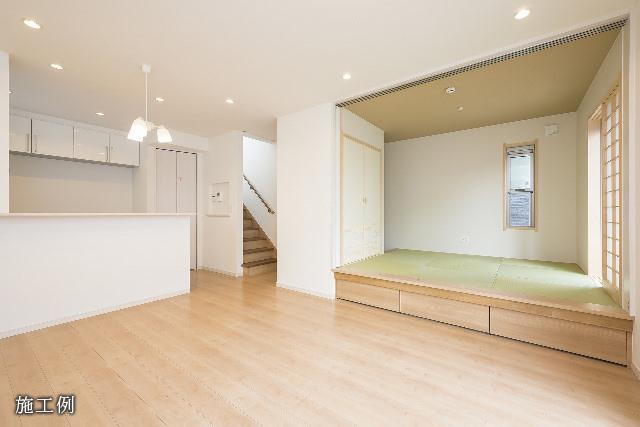 （弊社施工例）家族のライフスタイルにあわせて、お家をつくることができます。