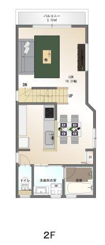 相之川3丁目　参考プラン2階