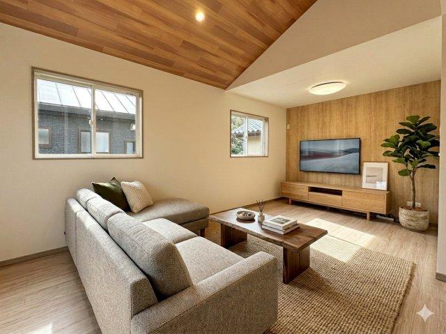 【2号棟】リビング家具設置イメージ画像