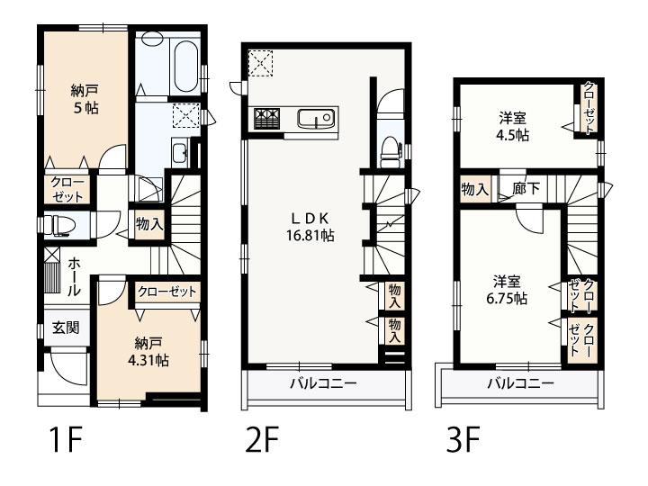 市川市原木3丁目　D号棟